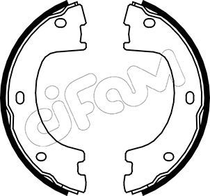 Brake Shoe Set, parking brake CIFAM 153-249