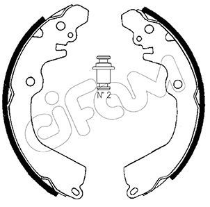 Brake Shoe Set CIFAM 153-257