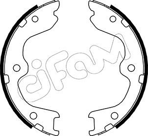 Brake Shoe Set, parking brake CIFAM 153-294