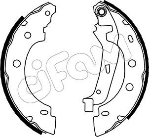 Brake Shoe Set CIFAM 153-355