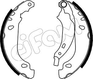 Brake Shoe Set CIFAM 153-356