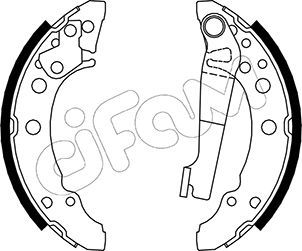 Brake Shoe Set CIFAM 153-465