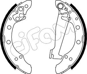 Brake Shoe Set CIFAM 153-468