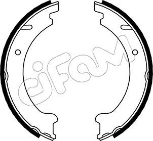 Brake Shoe Set, parking brake CIFAM 153-478