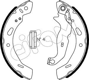 Brake Shoe Set CIFAM 153-490