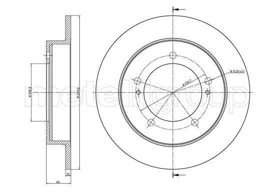 Brake Disc CIFAM 800-1096