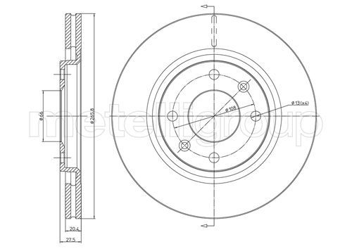 Brake Disc CIFAM 800-191