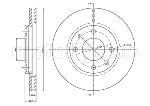 Brake Disc CIFAM 800-238