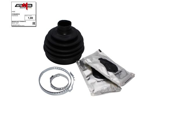 Bellow Kit, drive shaft AUTOMEGA 210040910