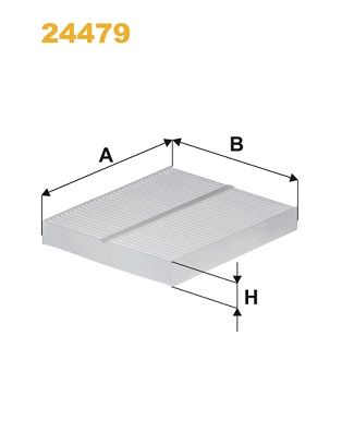 Фільтр, повітря у салоні WIX FILTERS 24479