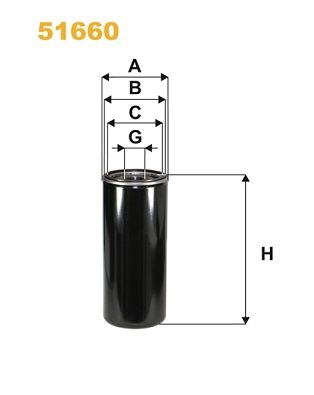 Alyvos filtras WIX FILTERS 51660