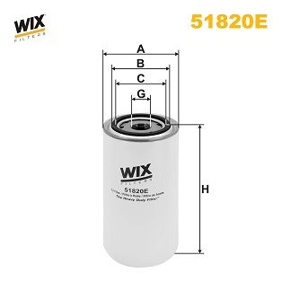 Оливний фільтр WIX FILTERS 51820E