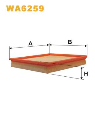 Повітряний фільтр WIX FILTERS WA6259