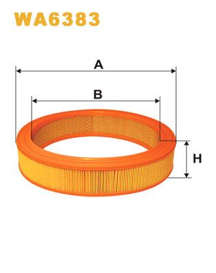 Повітряний фільтр WIX FILTERS WA6383