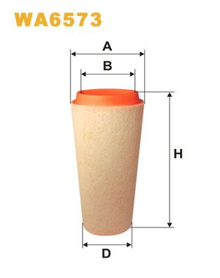 Повітряний фільтр WIX FILTERS WA6573