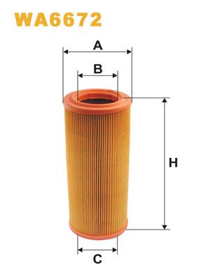 Повітряний фільтр WIX FILTERS WA6672