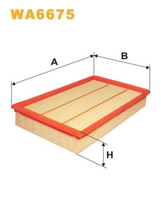 Air Filter WIX FILTERS WA6675