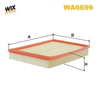 Повітряний фільтр WIX FILTERS WA6699