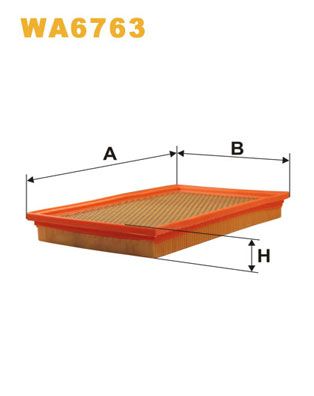 Повітряний фільтр WIX FILTERS WA6763