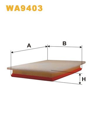 Повітряний фільтр WIX FILTERS WA9403