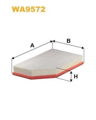 Повітряний фільтр WIX FILTERS WA9572