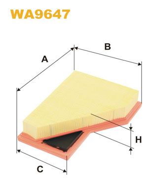 Повітряний фільтр WIX FILTERS WA9647