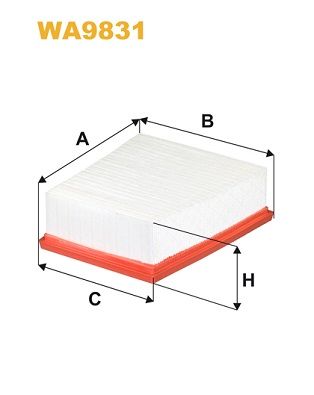 Повітряний фільтр WIX FILTERS WA9831