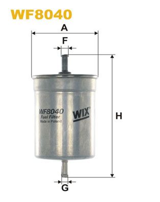 Fuel Filter WIX FILTERS WF8040