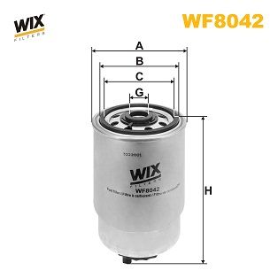 Fuel Filter WIX FILTERS WF8042