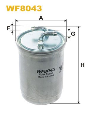 Фільтр палива WIX FILTERS WF8043