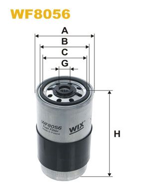 Фільтр палива WIX FILTERS WF8056