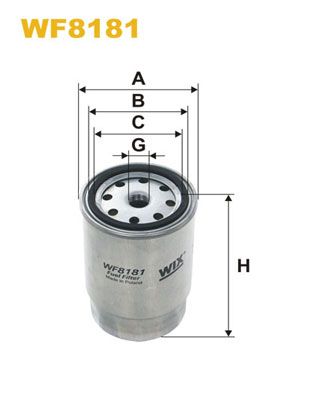 Fuel Filter WIX FILTERS WF8181