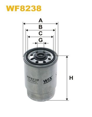 Fuel Filter WIX FILTERS WF8238