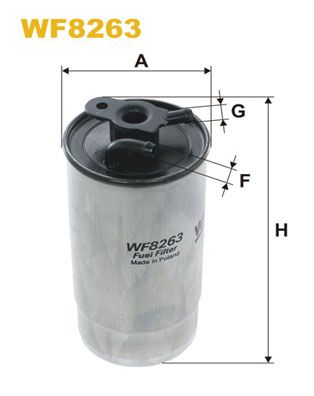 Kuro filtras WIX FILTERS WF8263