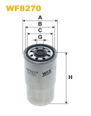 Фільтр палива WIX FILTERS WF8270