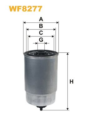 Фільтр палива WIX FILTERS WF8277