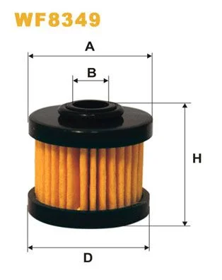 Fuel Filter WIX FILTERS WF8349