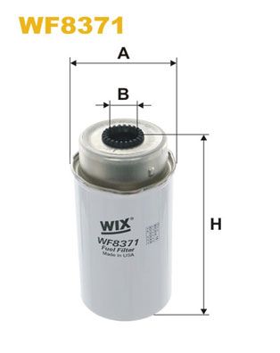 Fuel Filter WIX FILTERS WF8371