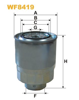 Фільтр палива WIX FILTERS WF8419