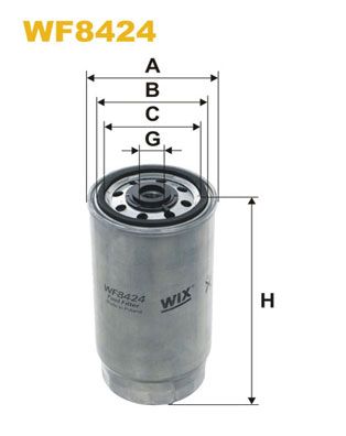 Kuro filtras WIX FILTERS WF8424