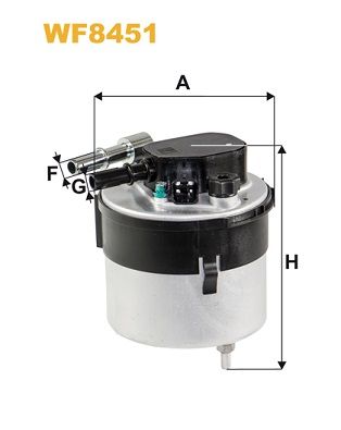 Фільтр палива WIX FILTERS WF8451