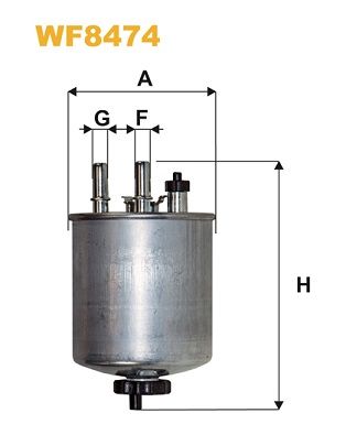 Fuel Filter WIX FILTERS WF8474