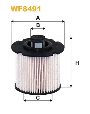 Фільтр палива WIX FILTERS WF8491