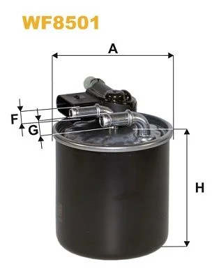 Kuro filtras WIX FILTERS WF8501