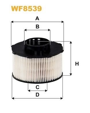 Фільтр палива WIX FILTERS WF8539