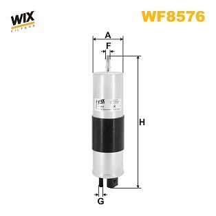 Kuro filtras WIX FILTERS WF8576