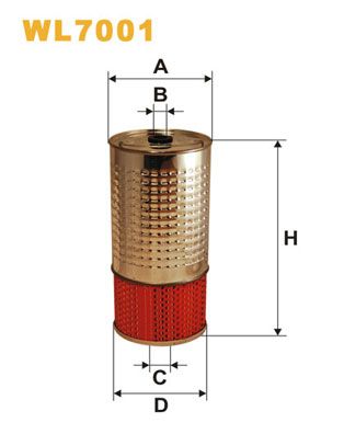 Alyvos filtras WIX FILTERS WL7001