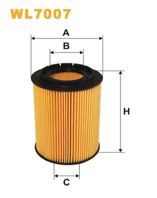 Оливний фільтр WIX FILTERS WL7007