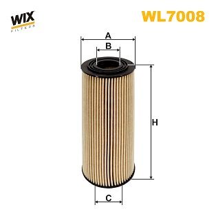 Oil Filter WIX FILTERS WL7008