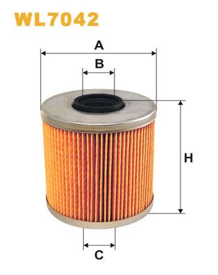 Оливний фільтр WIX FILTERS WL7042